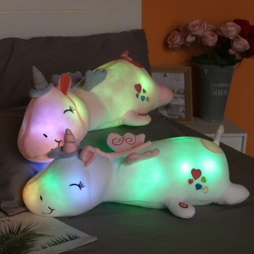 Glowing Stuffed Unicorn Plush Toys