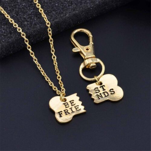 Best Friend Necklace and Collar Tag For You And You And Your Dog