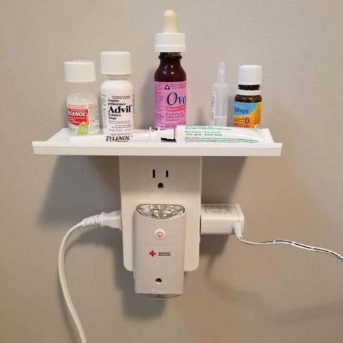 Multi Plug Socket Outlet Shelf 8