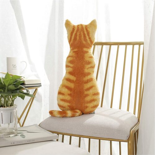 Cat Silhouette Plush Pillow 3