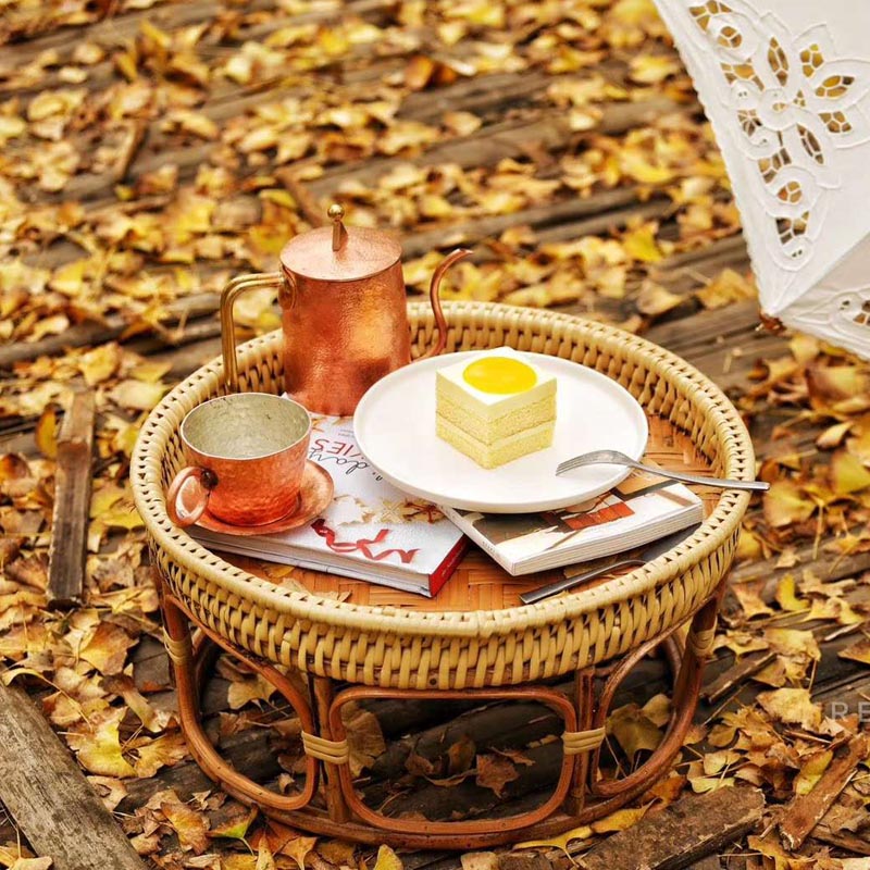 Rattan Picnic Tray Table 3