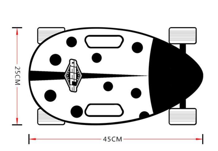 Portable Electric Skateboard Dimensions
